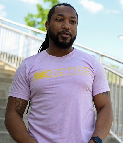 A BETTER BLACK MAN | PLUM T-SHIRT