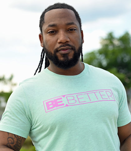 A BETTER BLACK MAN | TEAL T-SHIRT