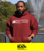 A BETTER BLACK MAN | BE BETTER MAROON UNISEX HOODIE