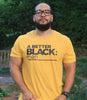 A BETTER BLACK MAN | MEN'S YELLOW T-SHIRT